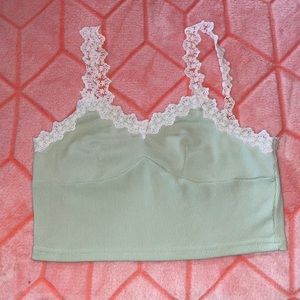 Cute Sage Green Tank Top